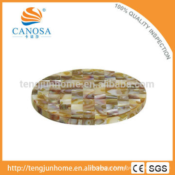Vaisselle décorative MOP chinoise coque coaster